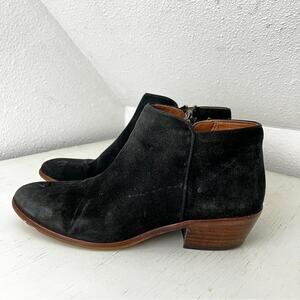 Sam Edelman Petty black suede ankle bootie size 7.5